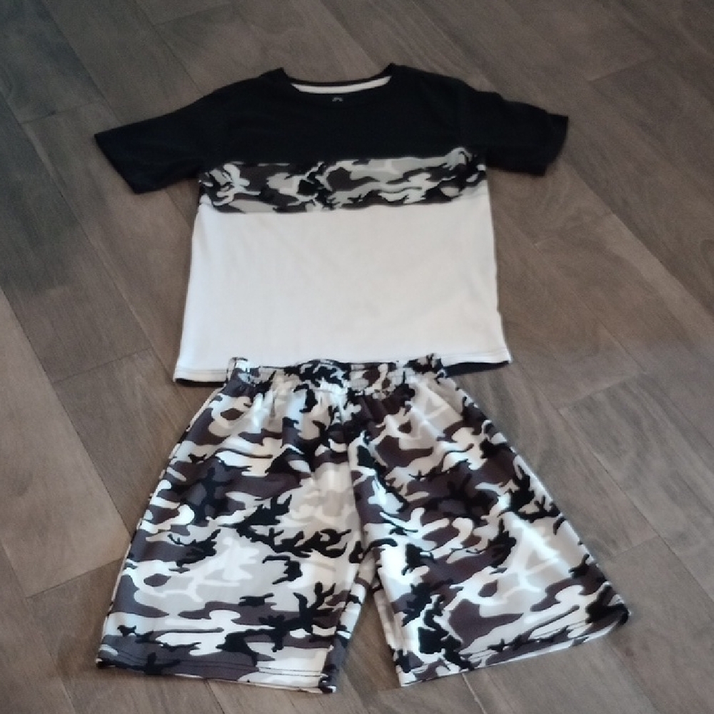 RBX Black and White Camo Kids Matching Set